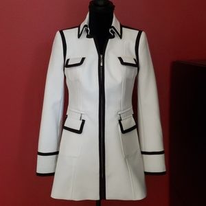 WHBM Black trim jacket blazer